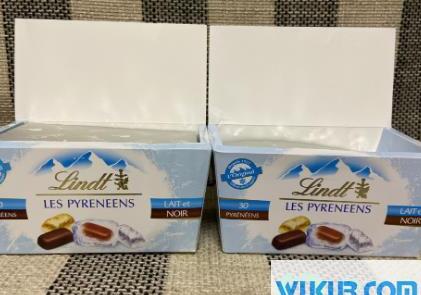 瑞士莲冰山巧克力真假对比