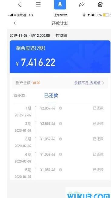 你我贷上征信吗