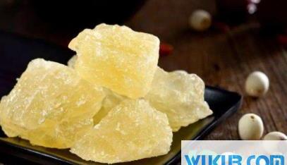 黄冰糖怎么分辨是没有染色的