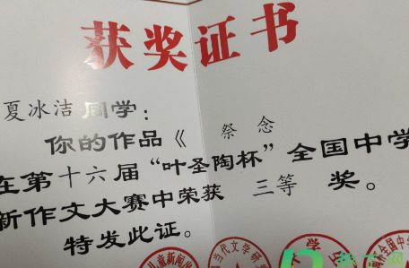 叶圣陶杯比赛是真的存在吗