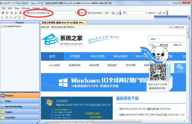WebZip(离线阅览网站)