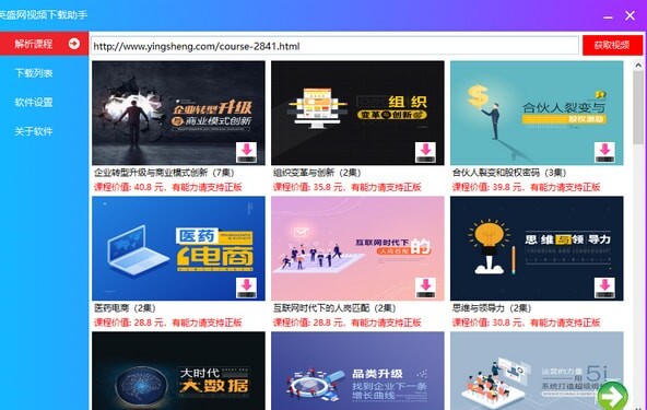英盛网视频下载助手